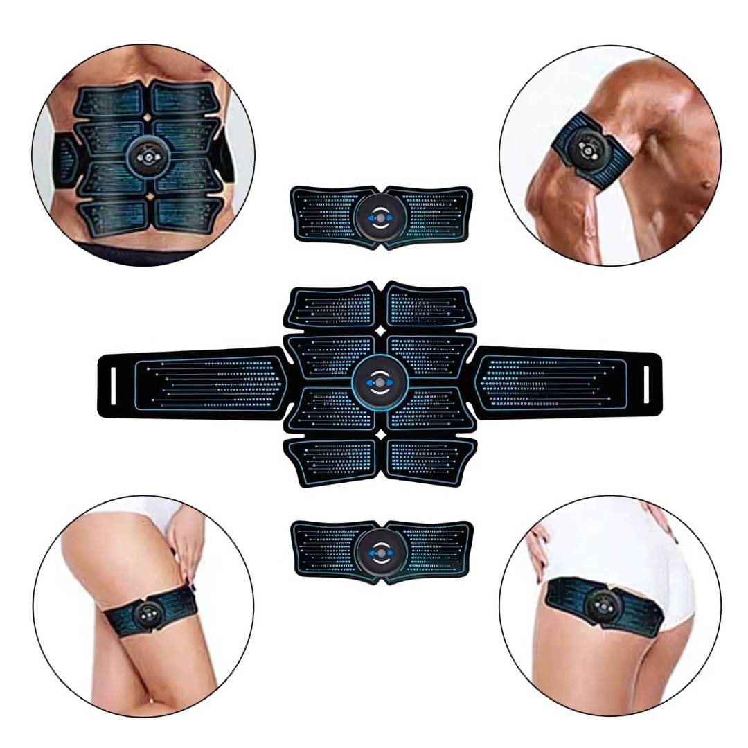 CorePulse Abdomenal Elektrisk Muskelstimulator | Belte for Muskeltoning - Magefettapning - Post-treningsgjenoppretting og Smertelindring Skanto