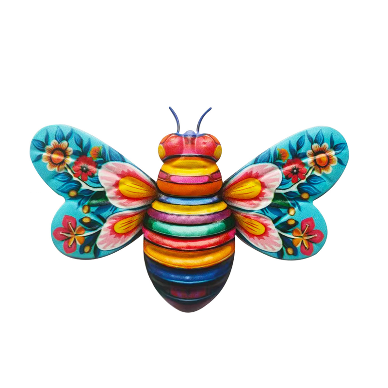 Skanto | Iron Bee Kunst Skulptur Henge Veggdekorasjoner for Hage