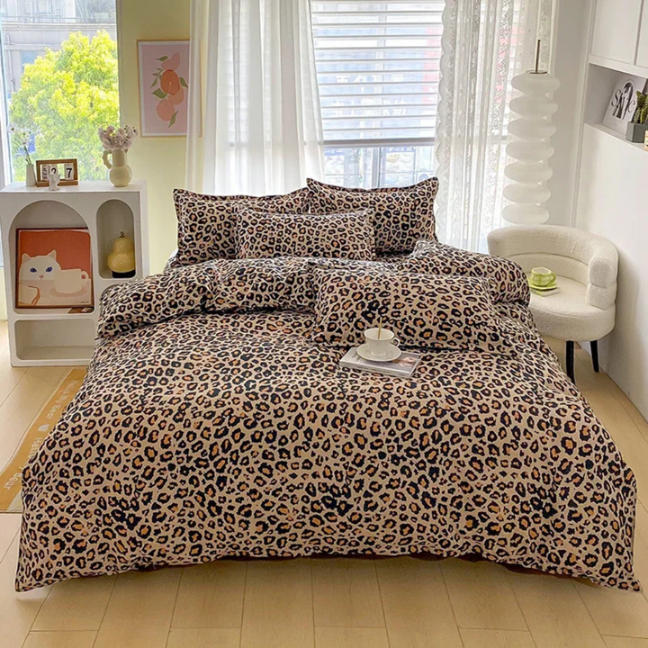 Skanto | Luksus sengetøy med leopardmønster