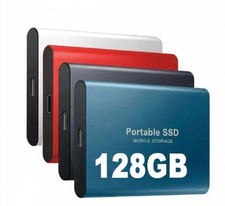 SpeedPro SSD 128 GB Hochgeschwindigkeitsspeicher med USB-C 3.1