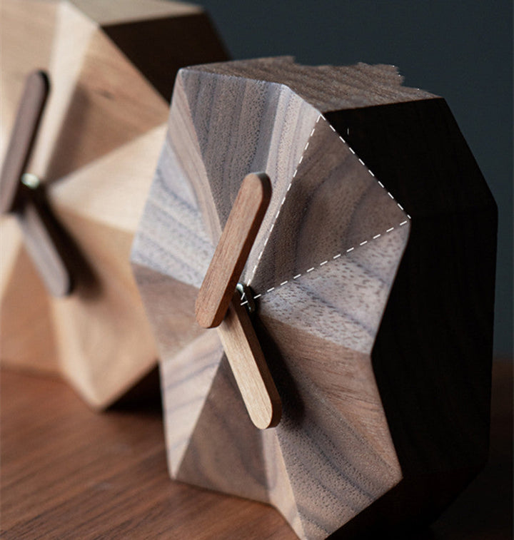 Skanto | Solid Wood Creative Angular Clock