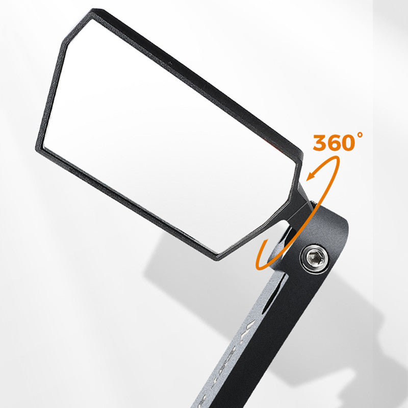 Skanto | Sammenleggbare sykkelstyre bakview speil, egnet for alle sykler med 22 mm styre (2-pakning)