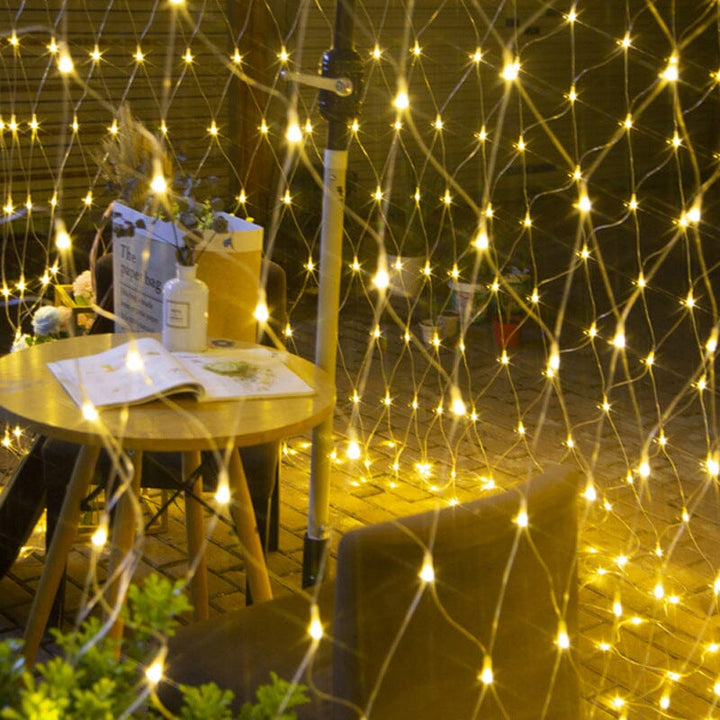 Solar Fishnet Light | Skanto