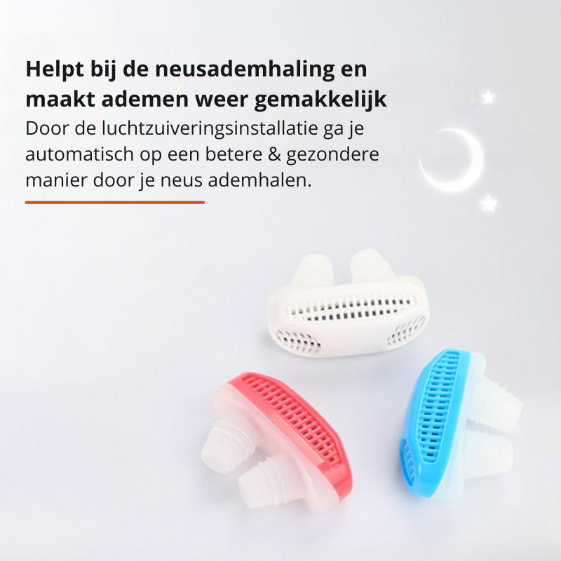 PureSleep 2-i-1 - Anti-snorking og Luftrenser Skanto