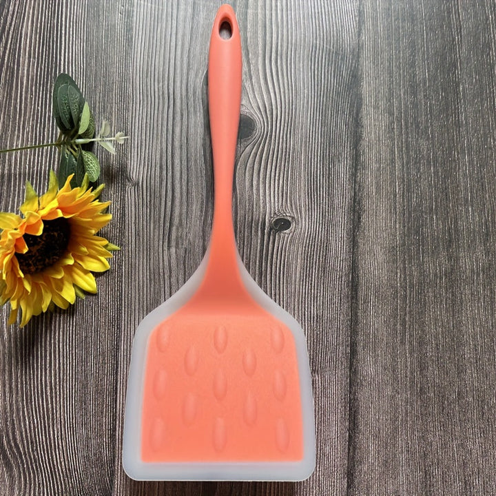 Skanto | Ekstra Stort Silikon Spatel Sett – Non-stick, Varmebestandig & Ergonomisk for Enkel Løsning av Mat, Perfekt for Matlaging & Baking