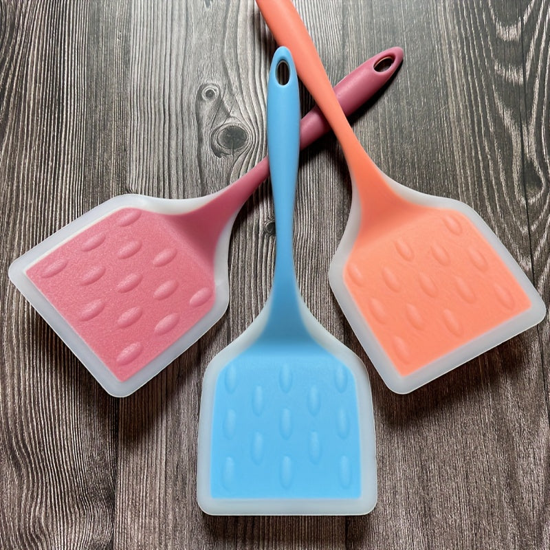Skanto | Ekstra Stort Silikon Spatel Sett – Non-stick, Varmebestandig & Ergonomisk for Enkel Løsning av Mat, Perfekt for Matlaging & Baking