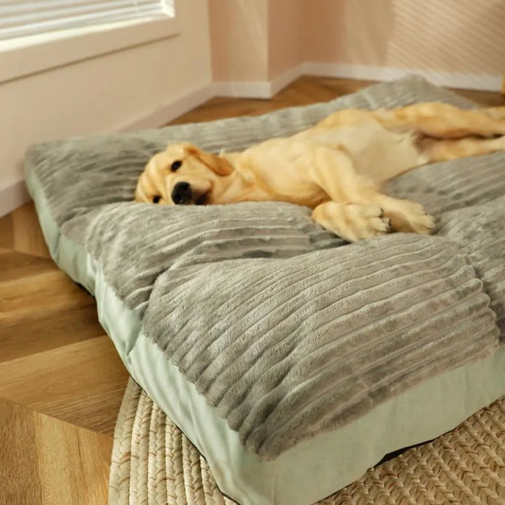 Skanto | DreamRest Orthopedisk Hundeseng – Fluffy, Støttende & Vaskbar Komfort