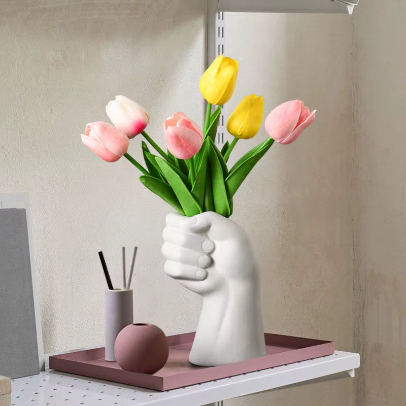 Skanto | Kunstnerisk Håndgestus Keramisk Bordblomst Vase