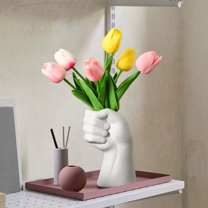Skanto | Kunstnerisk Håndgestus Keramisk Bordblomst Vase