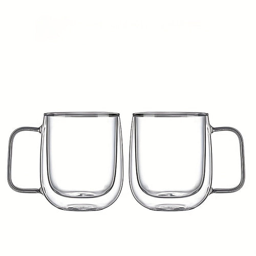 ThermoSip Doppelwandiger Glasbecher – Borosilikatglas, hitzebeständig og elegant