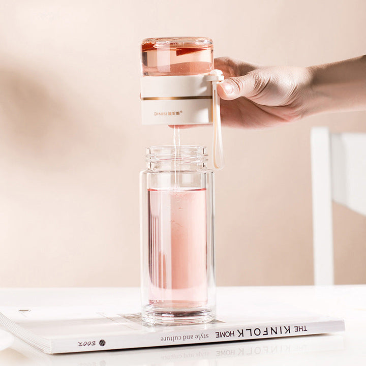 Skanto teinfuser i krystallklart glass