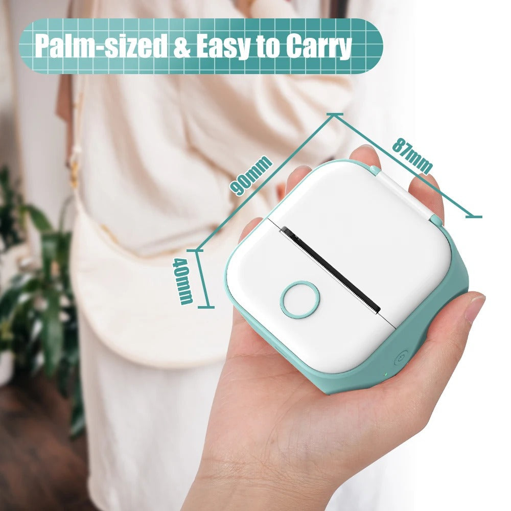 PocketPrint Mini – Bærbar termisk fotoprinter uten blekk | Skanto