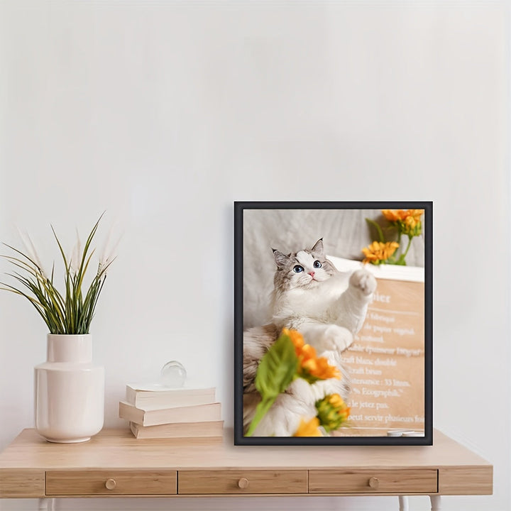 GalleryFrame – Sett med 3 svarte bilde rammer for vegger og bord Skanto