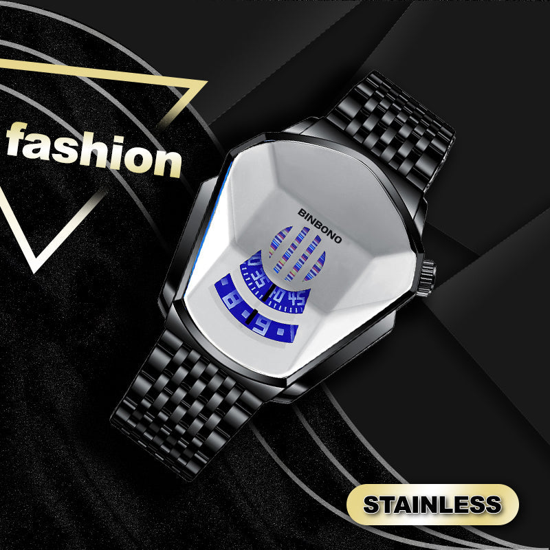Skanto | Menns Diamant Stil Kvarts Ur