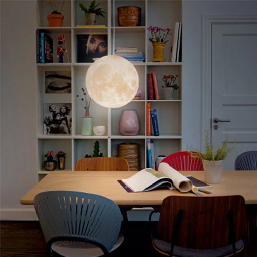 Lunar LED pendellampe - Måne design hengelampe for stue og soverom | Skanto