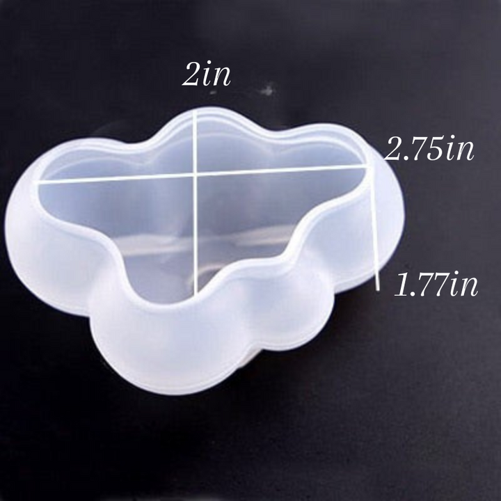 3D Skyggeform Mold Kreativ Silikon Mold for Mat Design | Skanto