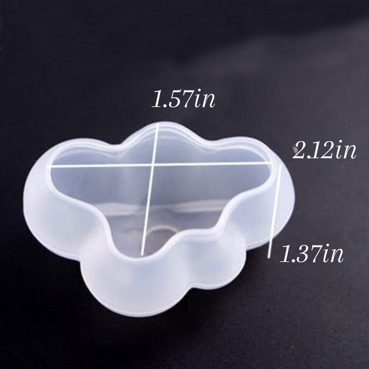 3D Skyggeform Mold Kreativ Silikon Mold for Mat Design | Skanto