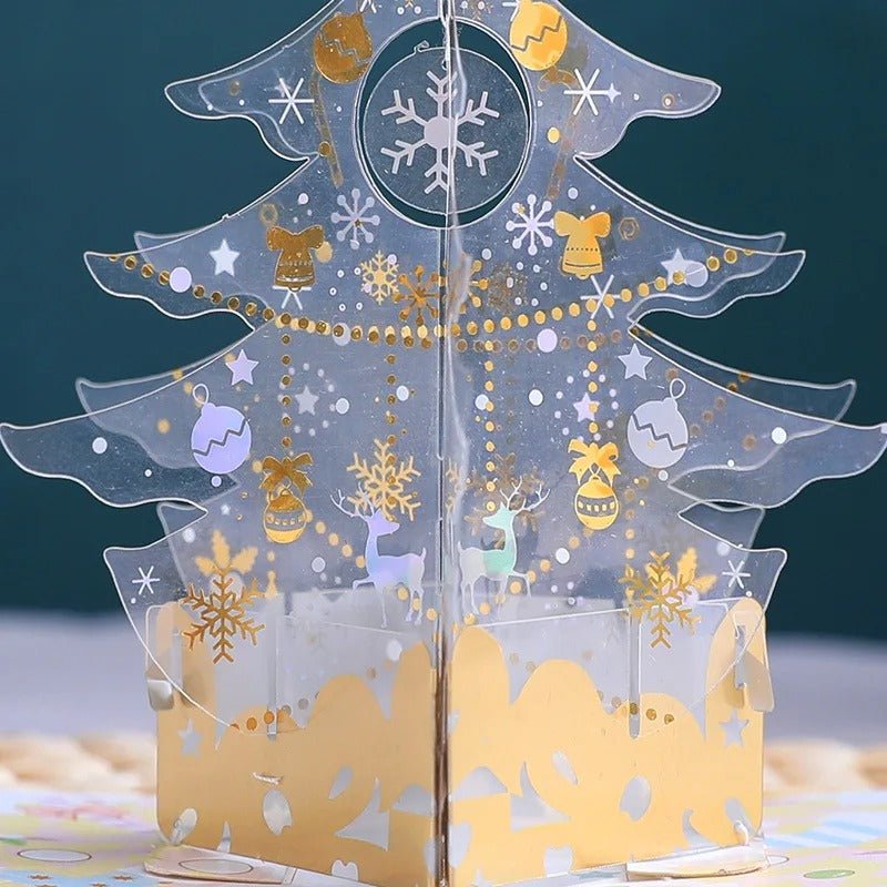 Skanto | Pop Up JuletreKort - 3D God Jul Gratulasjonskort