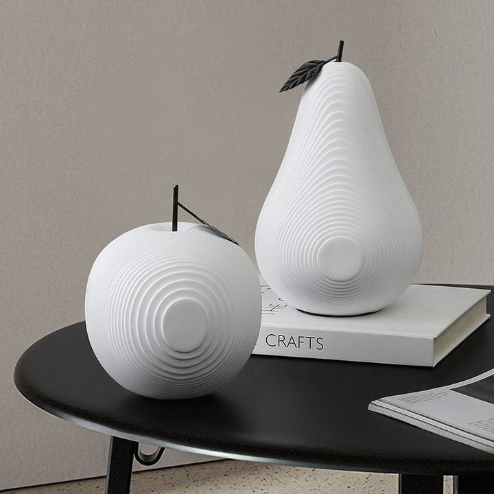 Skanto | Tekstur Frukt Eple & Pære Skulptur