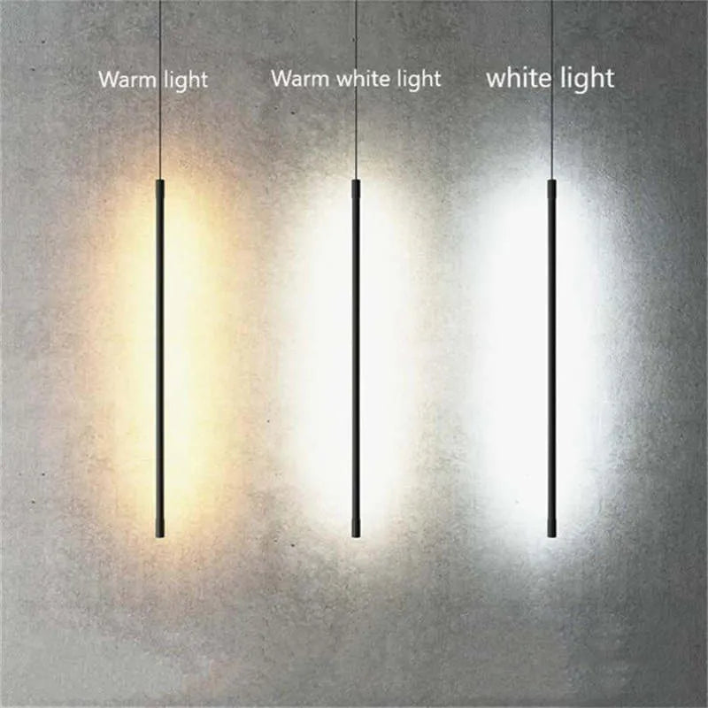 Skanto | Pendellampe Slim Svart Metall Soverom Lampen