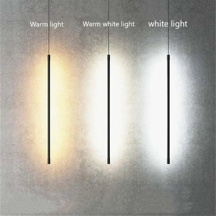 Skanto | Pendellampe Slim Svart Metall Soverom Lampen