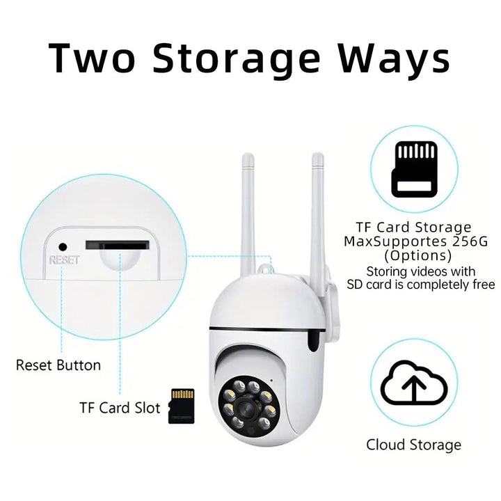 WLAN Overvåkningskamera 2.4 GHz PTZ | Skanto
