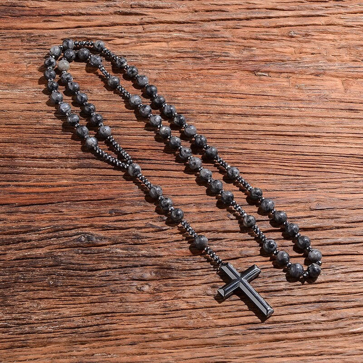 Skanto | Orion Spirituell Halskjede med Tigerøye & Lapis Lazuli – Herres rosary