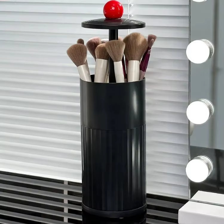 Skanto | Automatisk Pop-Up Sylinderisk Makeup Børste Organizer