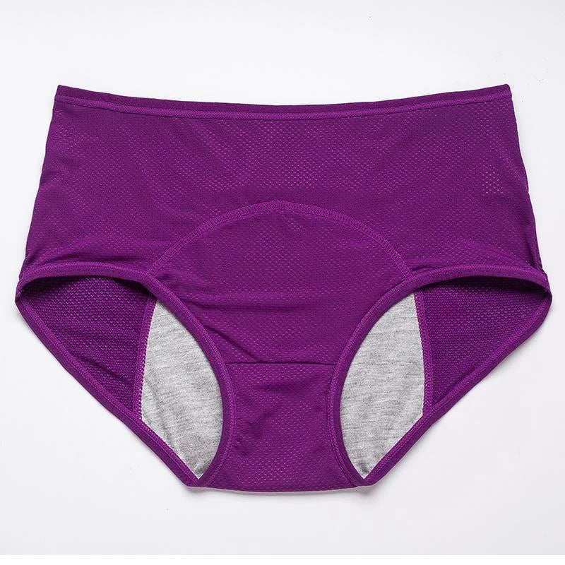Lekkasje-sikre beskyttelseshorts med høy midje
