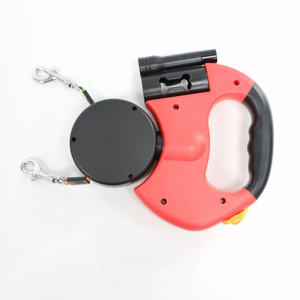 PowerPup Duo-Leash — Endelig stressfrie turer med to hunder i perfekt harmoni | Skanto