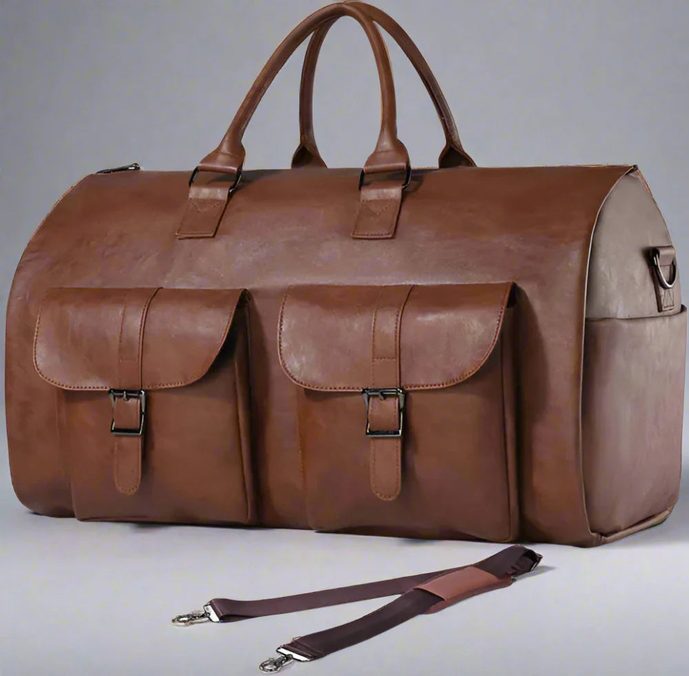 Skanto | Reise Duffel Bag Lær Håndbagasje