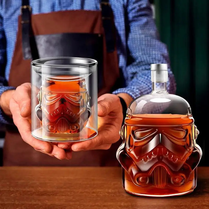 3stk Kreativ Whisky Karaffel med 2 Glass Bar Utensil | Skanto