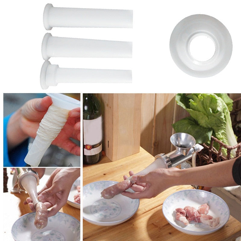 3stk DIY Pølse Maker Traktorer Dyser Pølse Fylling Tubes | Skanto