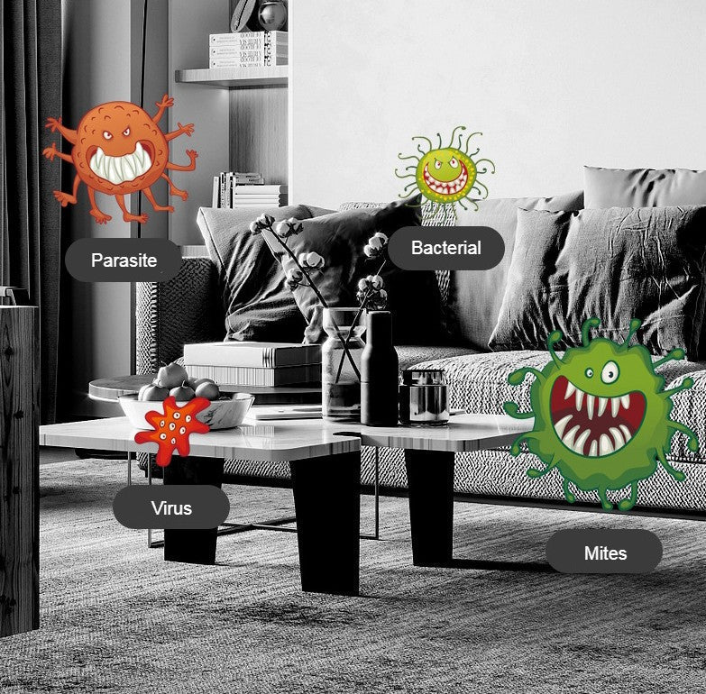Skanto | Husholdning 38W UV Ozon Desinfeksjonslampe, Effektiv Sterilisering og Desinfeksjon, Luftrensing, Intelligent Timing, for Hjem og Kontor