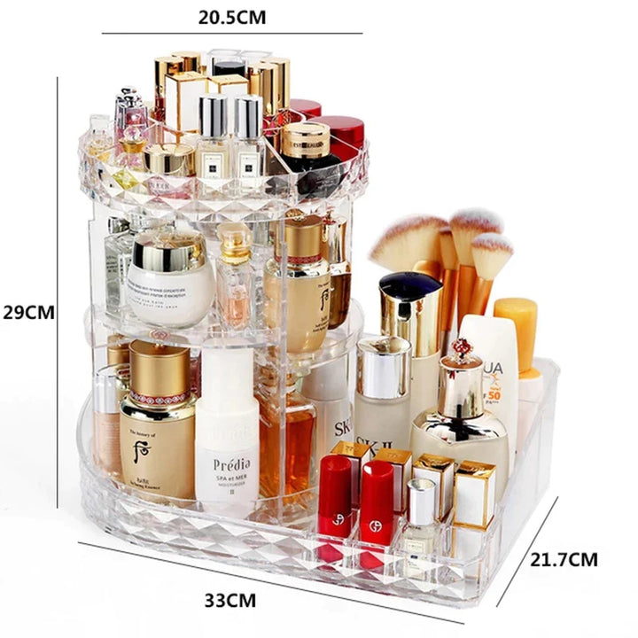 360 Roterende Makeup Beauty Organizer Skanto