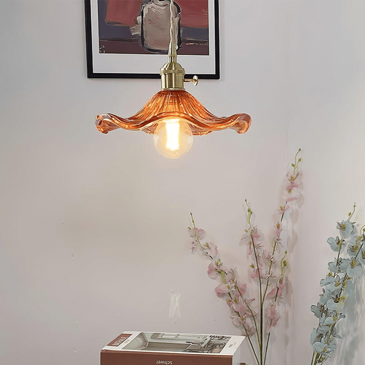 Stilig hibiskusblomsterlampe Skanto