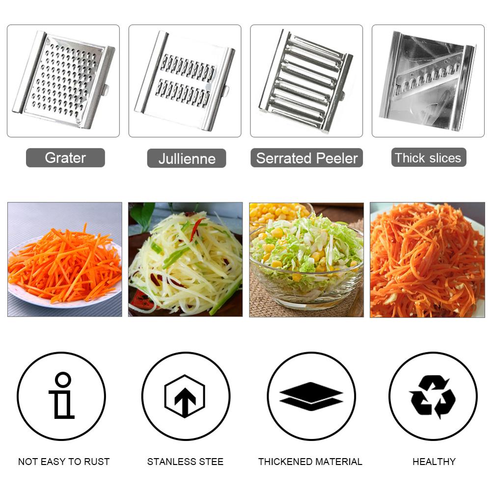 Skanto | 4 i 1 Grønnsakskiver Multi-funksjon
