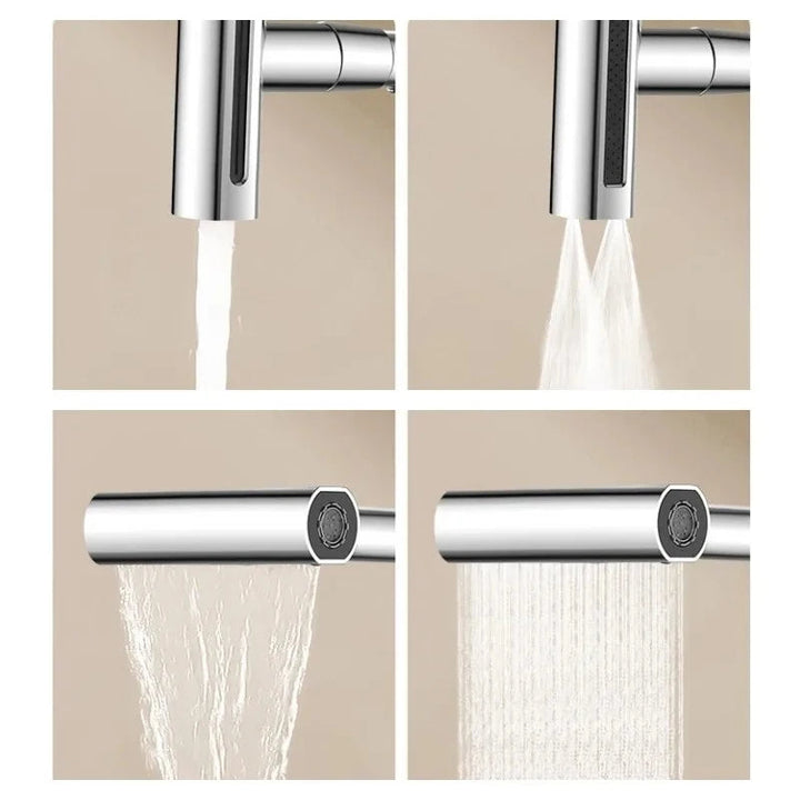 4 Modus Bekk Kjøkkenkran Rotasjon Strøm Sprayer Hode Tap | Skanto