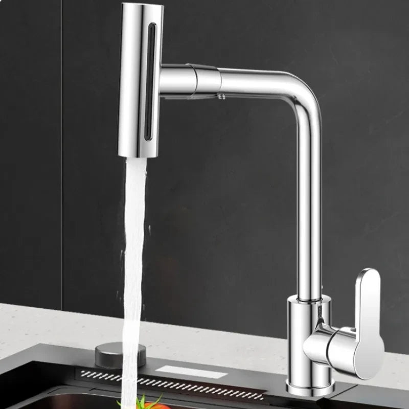4 Modus Bekk Kjøkkenkran Rotasjon Strøm Sprayer Hode Tap | Skanto