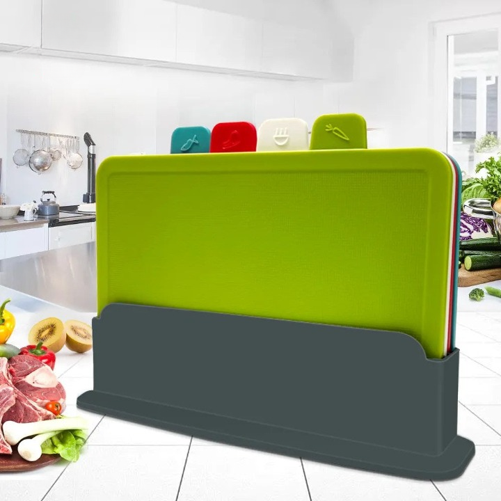 Skanto | 4-delt skjærefjølsett med holder - PrepTidy