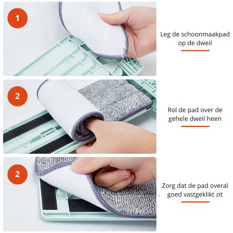 Skanto | EasyMop | Spar tid og krefter med den praktiske klem rengjøringsfunksjonen