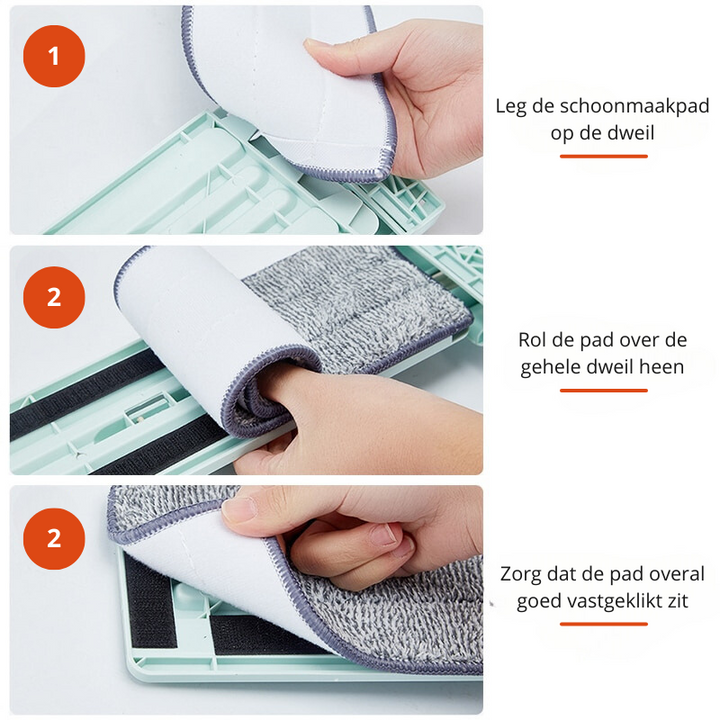 Skanto | EasyMop | Spar tid og krefter med den praktiske klem rengjøringsfunksjonen