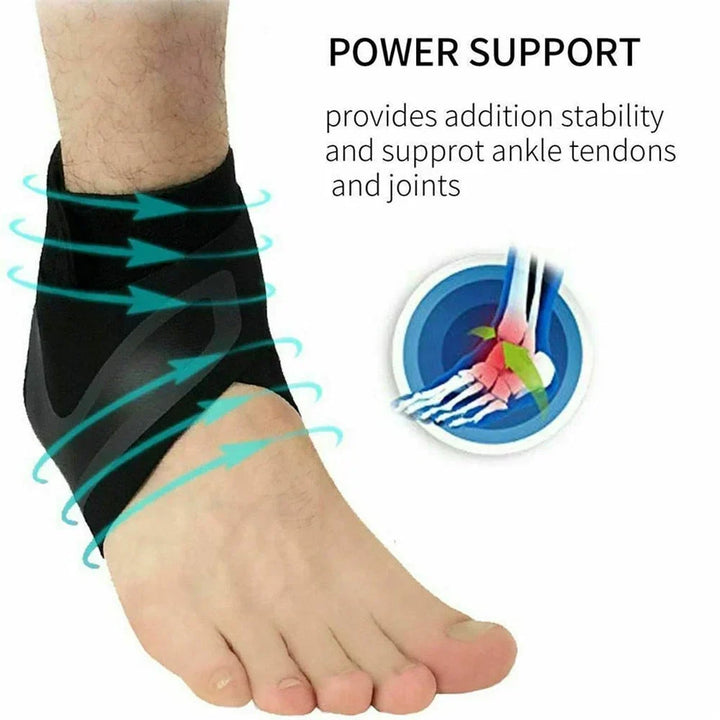 Plantar Ankelen X Wrap Støtte Kompresjonssokk