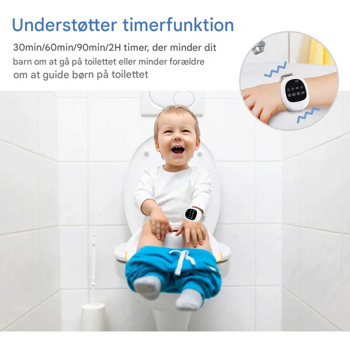 Kabelloser Bettnässeralarm med Vibrasjonssignal og Timerfunksjon – USB-aufladbar