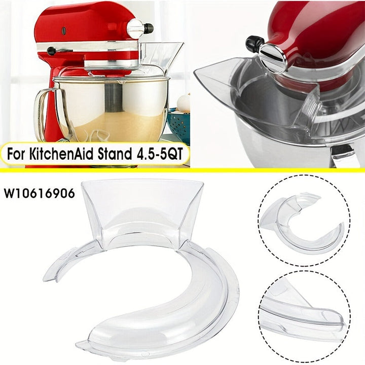 Skanto | Tipping Cover for KitchenAid 4,5 og 5 Quart Tilt-Head Mikserboller – Kompatibel med KN1PS – Gjennomsiktig dekke for polerte eller børstede rustfrie stålsboller