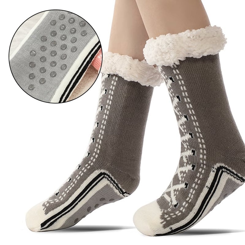 Skanto | Ultra-tykke Cashmere Slipper Hjem Sokker