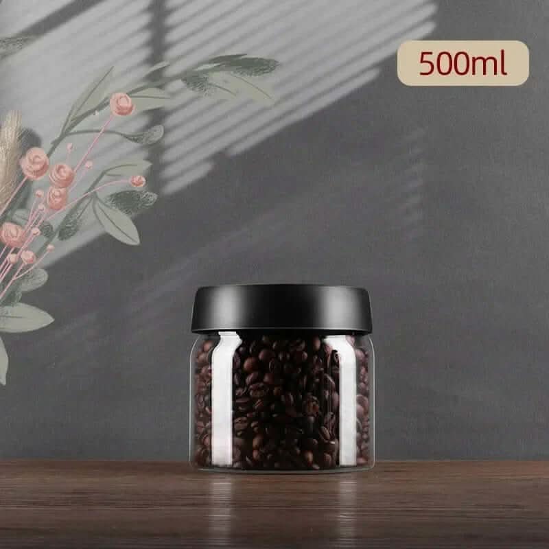 Skanto | Glass Kaffe Bønne Beholder – Lufttett Aroma Bevaringsglass