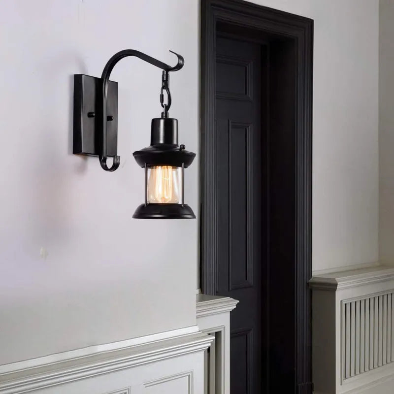 Skanto | Vegglampe vintage metall industrivindu