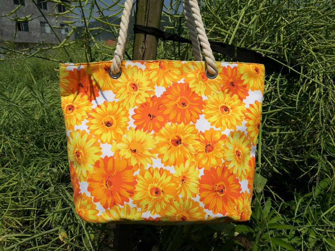 Blomsterdesign Strandveske Skanto