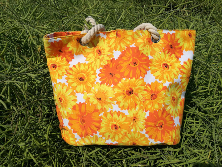 Blomsterdesign Strandveske Skanto